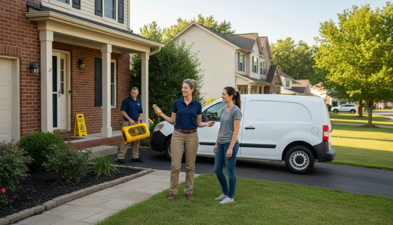 Water restoration image for Emergency Water Damage Restoration in Haubstadt, IN